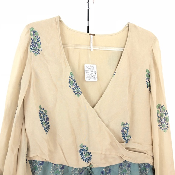 Free People romper long sleeve shorts small new - Picture 3 of 7